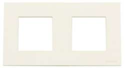 ABB NIE Zenit Бел Рамка 2-я базовая 2+2 мод арт. N2272.1 BL
