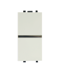 ABB NIE Zenit Бел Выключатель 1-клавишный 1 мод арт. N2101 BL