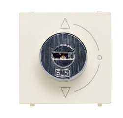 ABB NIE Zenit Бел Выключатель с ключом на 2 положения, с фиксацией, 2 мод арт. N2253 BL