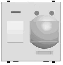 ABB NIE Zenit Серебро Датчик движения ИК (реле) 3-х пров.схема подключения 2 мод арт. N2241 PL