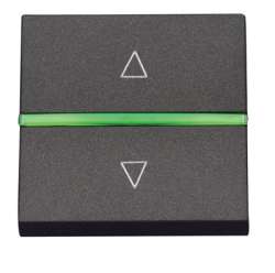 ABB NIE Zenit Серебро Выключатель жалюзийный электронный, 700 ВА, 2 мод арт. N2261.2 PL