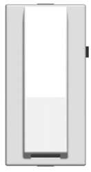 ABB NIE Zenit Серебро Вывод кабеля 1 мод арт. N2107 PL