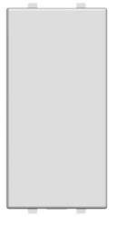 ABB NIE Zenit Серебро Заглушка 1 мод арт. N2100 PL