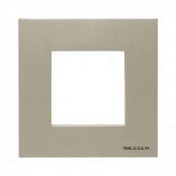 ABB NIE Zenit Шампань Рамка 1-я 2 мод арт. N2271 CV