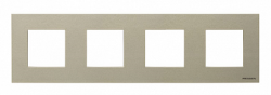 ABB NIE Zenit Шампань Рамка 4-я 2+2+2+2 мод арт. N2274 CV