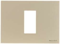 ABB NIE Zenit Шампань Рамка итальянский стандарт на 1 модуль арт. N2471 CV