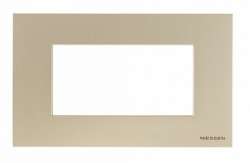ABB NIE Zenit Шампань Рамка итальянский стандарт на 4 модуля арт. N2474 CV