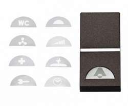 ABB NIE Zenit Шильдик с символом ТОЧКА арт. N2004.6