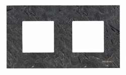ABB NIE Zenit Сланец Рамка 2-я 2+2 мод арт. N2272 PZ