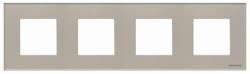 ABB NIE Zenit Стекло Брызги шампанского Рамка 4-я 2+2+2+2 мод арт. N2274 CH
