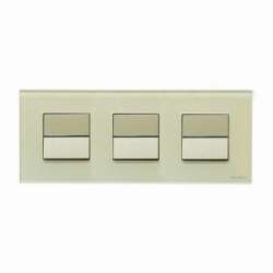 ABB NIE Zenit Стекло Жемчужное Рамка 3-я 2+2+2 мод арт. N2273 CP