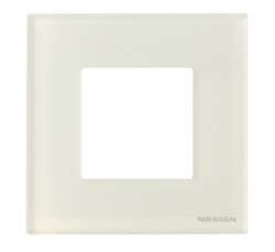 ABB NIE Zenit Стекло белое Рамка 1-я 2 мод арт. N2271 CB