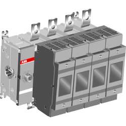 ABB OS25 Рубильник OS250D04FP до 250А 4-полюсный, предохранитель 0 или 1 (нет в комплекте) арт. 1SCA022726R8620
