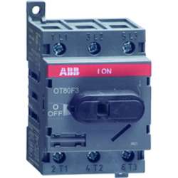 ABB OT80F3 Выключатель-разъединитель 3Р 80А с ручкой управления арт. 1SCA105798R1001