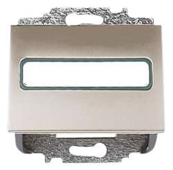 ABB Olas Накладка для суппортов 8155... с полем для надписи, полированная сталь арт. 8455 AL