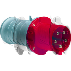 ABB P Вилка кабельная 263P9, 63А, 2P+E, IP44, 9ч арт. 2CMA166744R1000