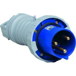 ABB P Вилка кабельная 363P9W, 63А, 3P+E, IP67, 9ч арт. 2CMA166790R1000