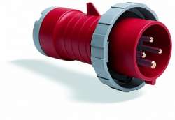ABB P Вилка кабельная 416P9W, 16А, 3P+N+E, IP67, 9ч арт. 2CMA166498R1000
