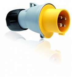 ABB P Вилка кабельная ICAT 316-P4, 16А, 3P+E, IP44, 4ч арт. 2CMA193504R1000