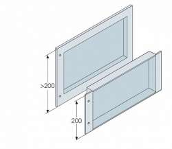 ABB Панель глухая углубленная 300x600мм ВхШ арт. EH3064K