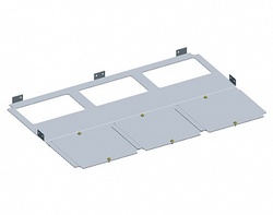 ABB Панель нижняя, 1 ряд отверстий для 5/..RG6 арт. RB56F1