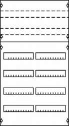 ABB Панель под установку мод. устройств 1ряд/5реек арт. 1V1KA