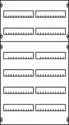 ABB Панель под установку мод. устройств 2ряд/4рейки h==600 арт. 2V0A