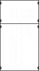 ABB Панель с защитым пластроном и дин-рейкой (2B2A) арт. 2B2A