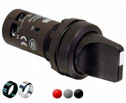 ABB Переключатель C2SS3-30B-10 2-х позиционный черный 1НО (45 градусов) без фиксации арт. 1SFA619202R3016