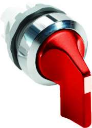 ABB Переключатель M3SS8-20R (длинная ручка) красный 3-х позиционный без подсветки (только корпус) с возвратом в среднее положение арт. 1SFA611217R2001