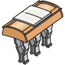 ABB Перемычка BJADO6.5 Безвинт. для ADO 6мм арт. 1SNA205977R0100