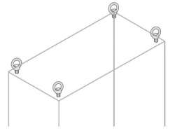 ABB Петли для транспортировки шкафа (упак=4шт) арт. TA9601