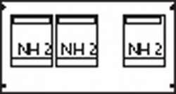 ABB Пластрон для 3 NH2 3ряда/3 рейки арт. AG93