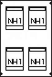 ABB Пластрон для 4 NH1 2ряда/5 реек арт. AG83