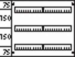 ABB Пластрон глухой 2 ряда, 3 рейки, -150мм арт. AG223
