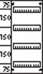 ABB Пластрон размером 600x250мм c отверст. для ProM арт. AS214