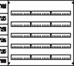 ABB Пластрон размером 750х750мм с прорезями 3 ряда , 5 реек арт. AS35