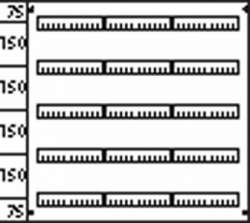 ABB Пластрон размером 750х750мм с прорезями 5 рядов, 3 рейки арт. AS235