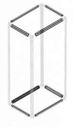 ABB Профиль гальв.каркаса шкафа W=400мм(4шт) арт. 1STQ007038A0000