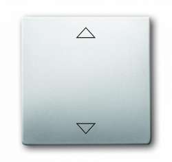 ABB Pure сталь Клавиша для электронного выключателя Busch-Jalousiecontrol 6411 U-101, 6411 U/S-101, 6418 U, реле 6402 U арт. 6430-0-0343