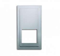 ABB Pure сталь Розетка для электробритвы, 220/115 В, 20 ВА арт. 2130-0-0293