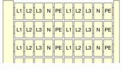 ABB RC65 20X(L1-L2-L3-N-PE) Маркировка арт. 1SNA232131R1300