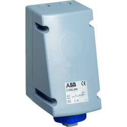 ABB RL Розетка для монтажа на поверхность с подключением шлейфа 216RL9W, 16A, 2P+E, IP67, 9ч арт. 2CMA168459R1000
