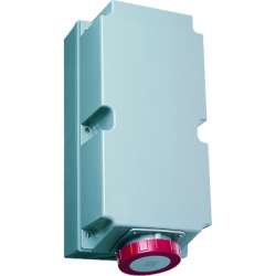 ABB RL Розетка для монтажа на поверхность с подключением шлейфа 4125RL9W, 125A, 3P+N+E, IP67, 9ч арт. 2CMA168538R1000
