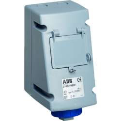 ABB RPR Розетка с УЗО 216RPR6W, 16A, 2P+E, IP44, 6ч арт. 2CMA168324R1000