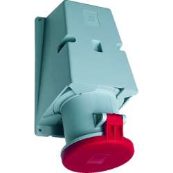 ABB RS Розетка для монтажа на поверхность 263RS4, 63A, 2P+E, IP44, 4ч арт. 2CMA167474R1000