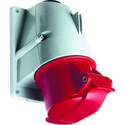 ABB RS Розетка для монтажа на поверхность 316RS9, 16A, 3P+E, IP44, 9ч (2CMA193108R1000) арт. 2CMA193108R1000