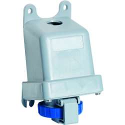 ABB RS Розетка для монтажа на поверхность 332RS9W, 32A, 3P+E, IP67, 9ч арт. 2CMA167182R1000