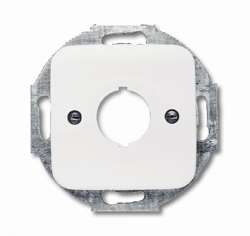 ABB Reflex SI Плата центральная с суппортом для командно-сигнальных приборов D=22.5 мм, альпийский белый арт. 1724-0-1150