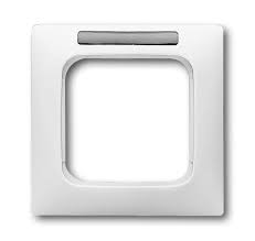 ABB Reflex SI Рамка 1-постовая, с полем для надписи, Reflex SI linear, альпийский белый арт. 1754-0-4497